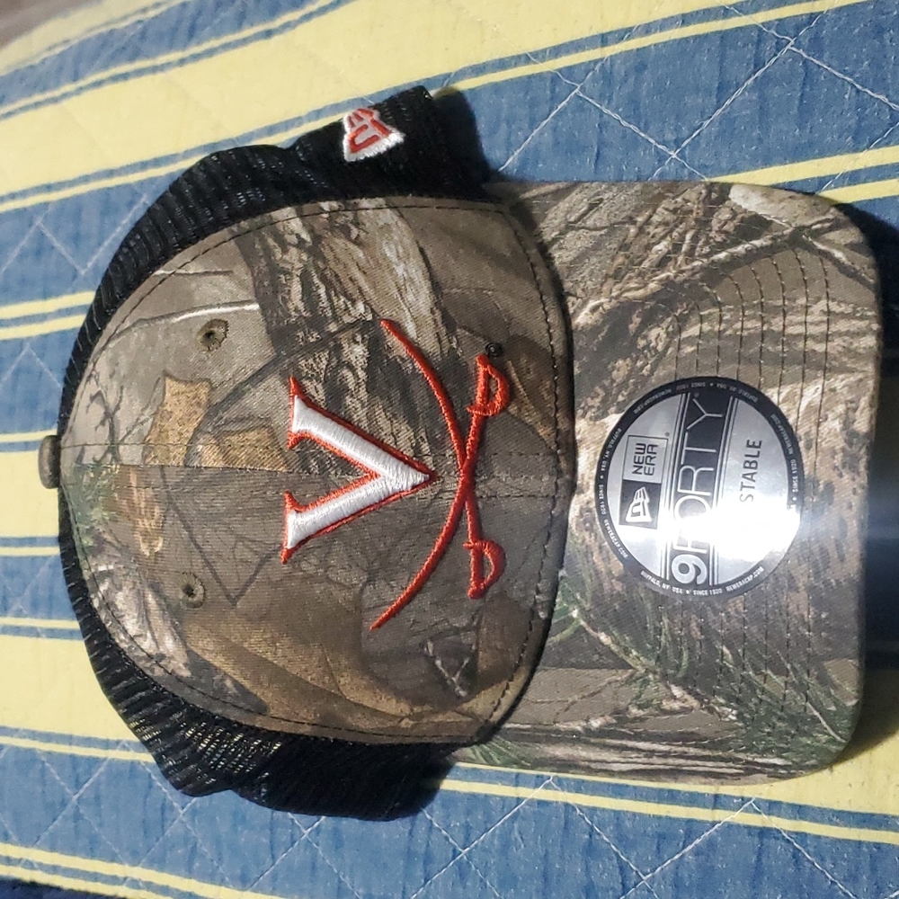 UVA Real Tree New Era trucker hat